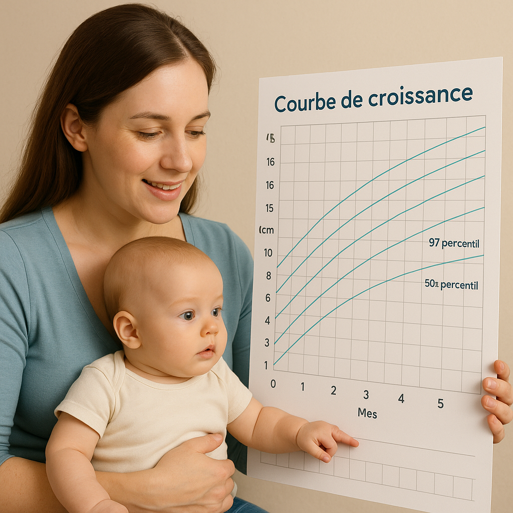 Comprendre la Courbe de Croissance de Votre Bébé : Percentiles, Poids et Taille