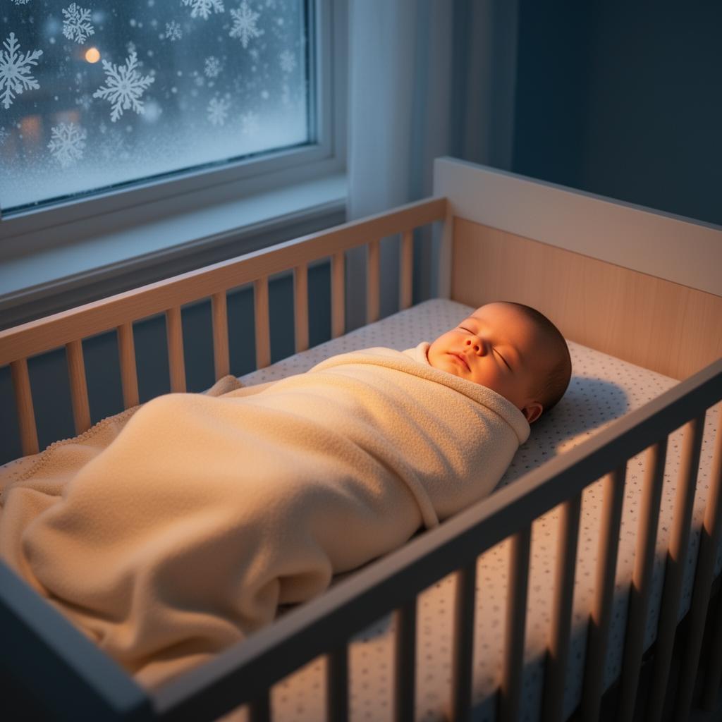 Sommeil sécuritaire bébé Québec Bébé québécois endormi paisiblement dans son lit à barreaux sécuritaire